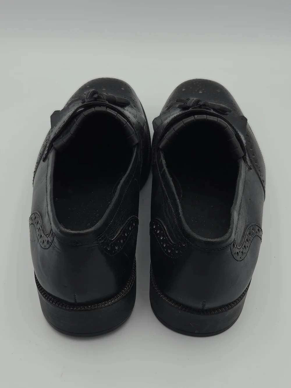 Nunn Bush Men’s Black Tassel Kiltie Loafers Size 12W
